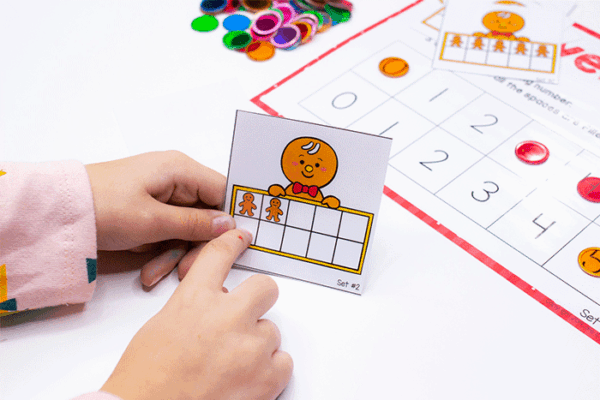 3 Free Printable Christmas Math Games for Preschool