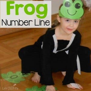 This frog number line is such a fun way to review numbers and learn about addition and subtraction with kindergarteners!