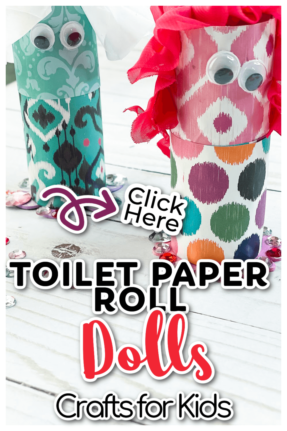 Easy Toilet Paper Roll Doll Craft for Kids