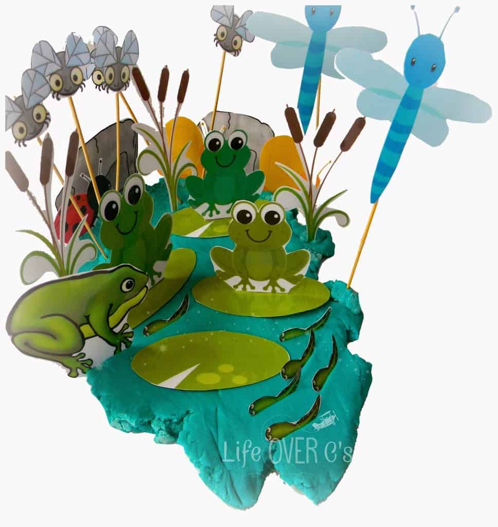 frog pond clipart