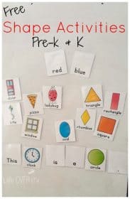 4 Free Printable 2D Shape Activities - Life Over C's