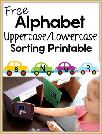 Alphabet Sorting Map Free Printable Alphabet Sorting Activity for Kids