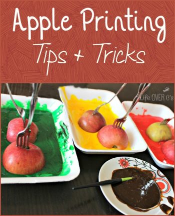 Easy Apple Painting Idea for Kids