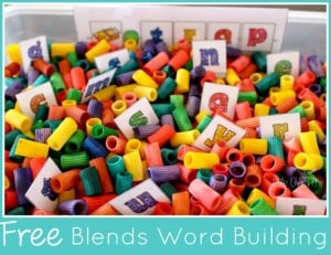 word building activity for blends