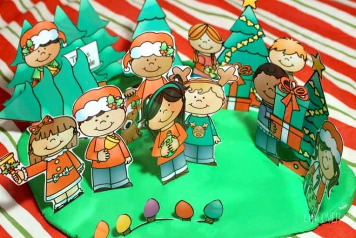 Fun & Hands-On Christmas Preschool Printable Pack 22 christmas play dough feature