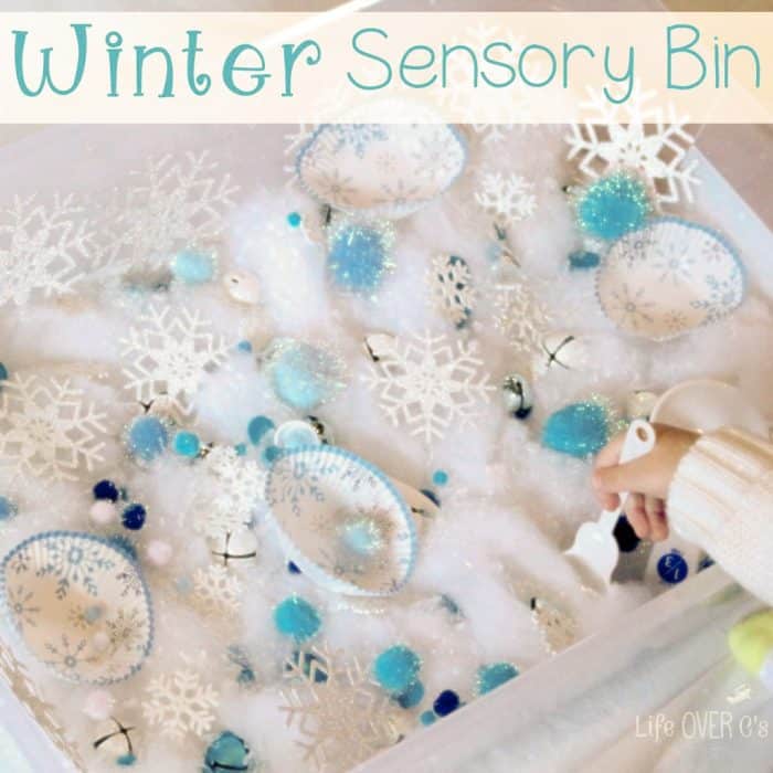 Easy DIY Snowflake Winter Sensory Bin for Kids 9 this winter sensory bin is a warm way to enjoy the cold snow! snowflakes and sparkles make this a winter activity the kids will play with for hours!