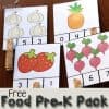 Free Printable Food Games &amp; Activities for Preschoolers
