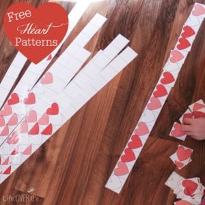 This heart pattern free printable for Valentine's Day is such a fun way to practice patterns!