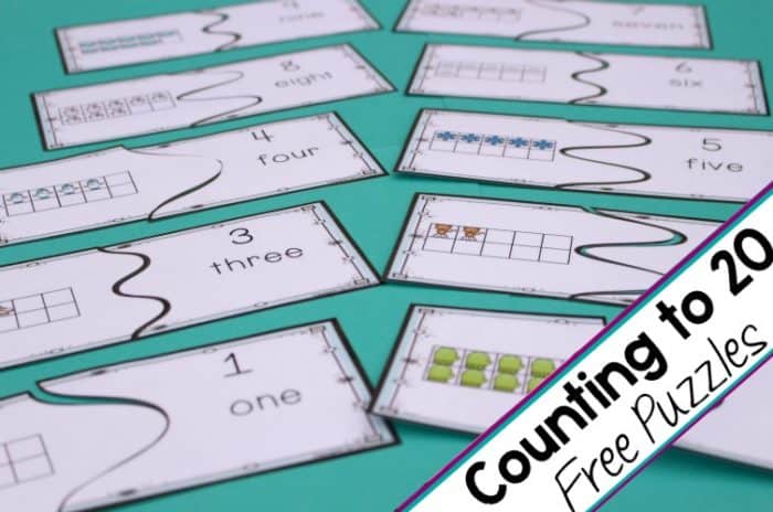 Free Winter Printable Puzzles For Counting To 20 Life Over C s