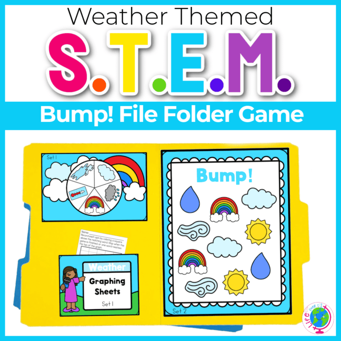 these weather bump games are a fun way to learn weather words! color and black/white options included for easy printing. definitely need these for our weather unit!