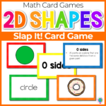 3D Solid Shapes "Slap It" Card Game - Life Over C's