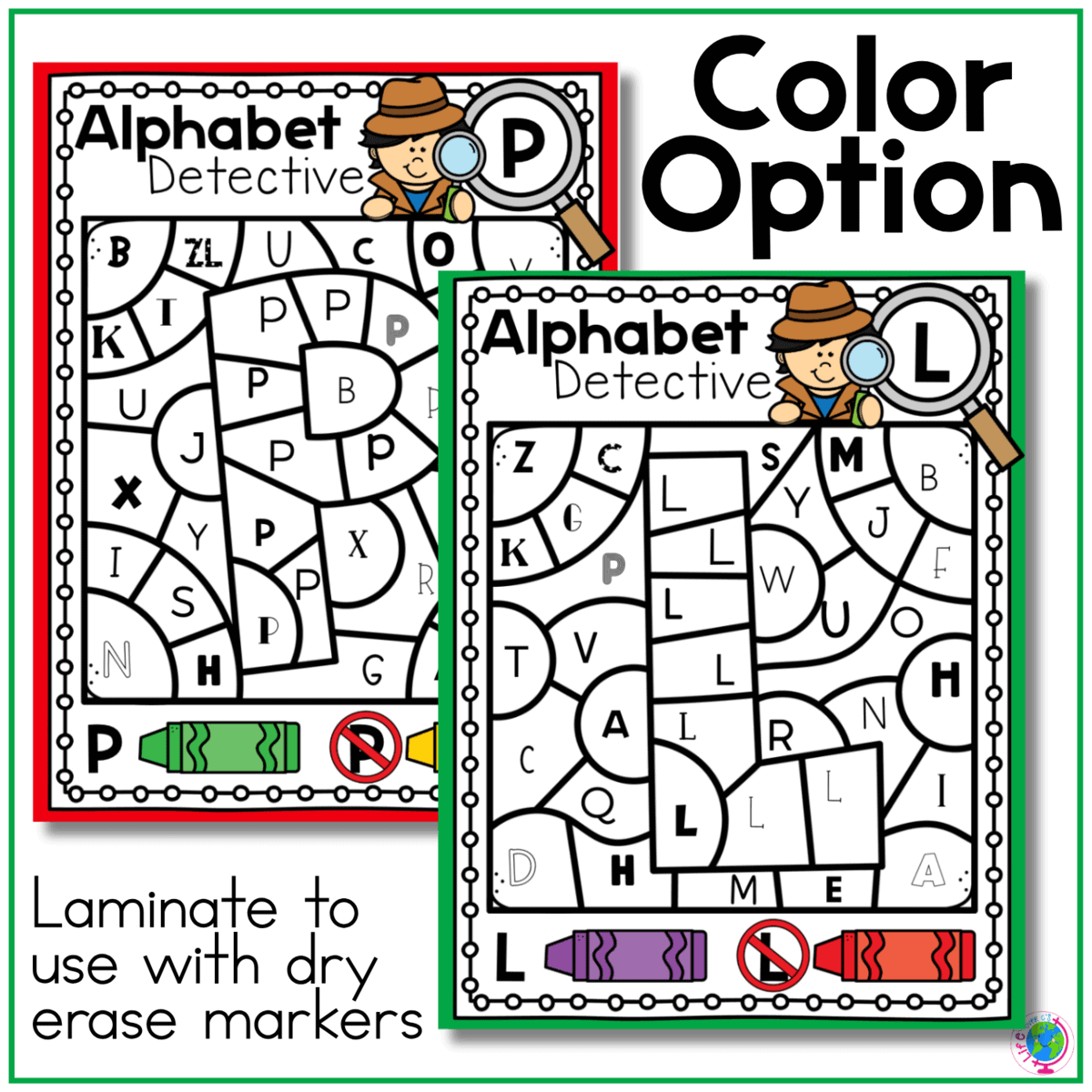 alphabet color by letter pre-k alphabet activity