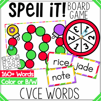 Huge Christmas Theme Word Families Game Bundle