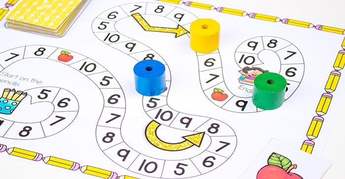 this free printable addition game is a great way to practice adding to 10!