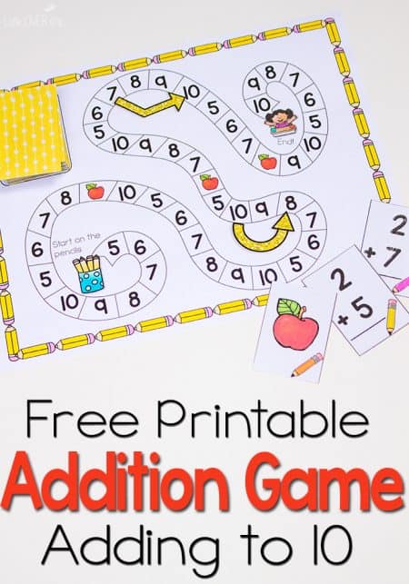Free Addition Facts Game