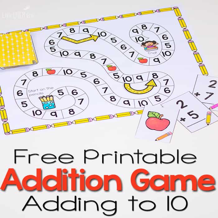 Free Addition Facts Game