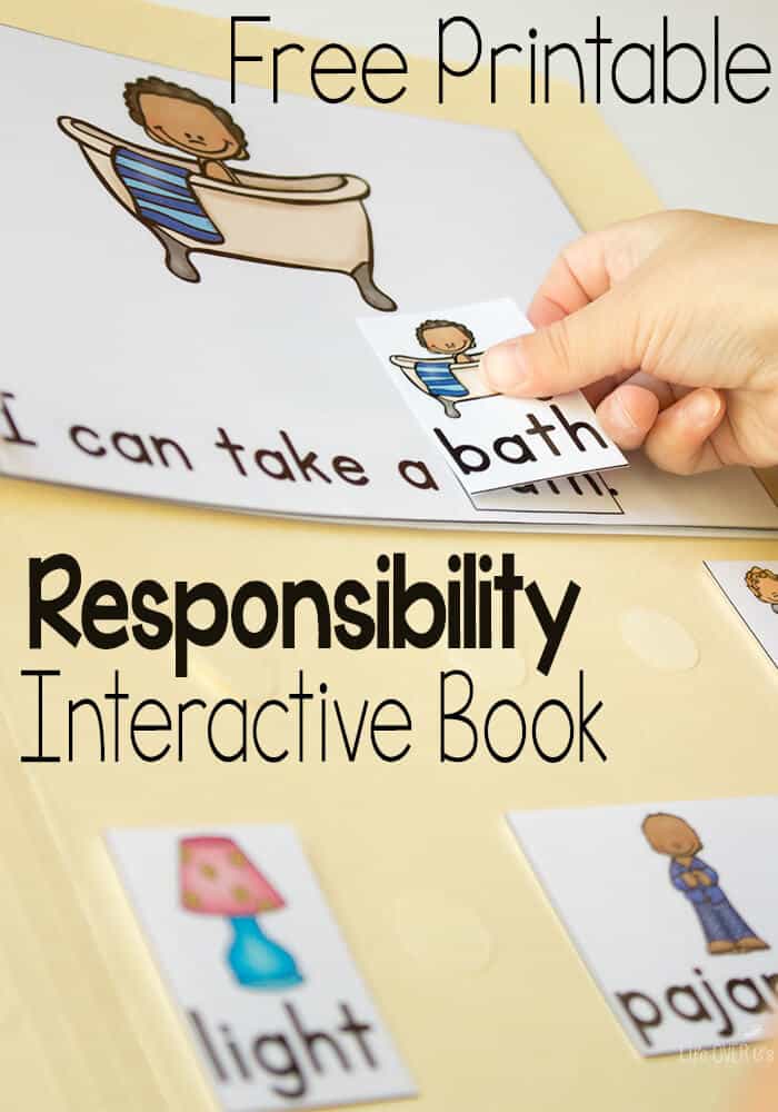 Responsibility for Preschoolers: Interactive Book & Game