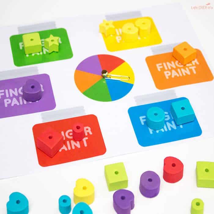 Free Color Sorting Mats with Spinners 15 these free color sorting mats are so adorable! perfect for preschoolers learning their colors!