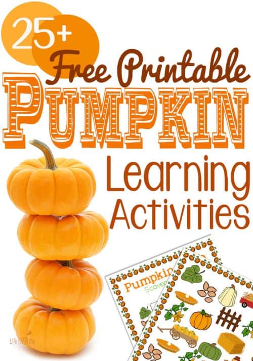 Free Printable Pumpkin Learning Activities for Preschool