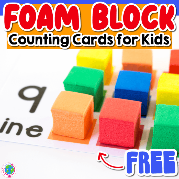 foam block counting cards for kids free printable math activity for preschool