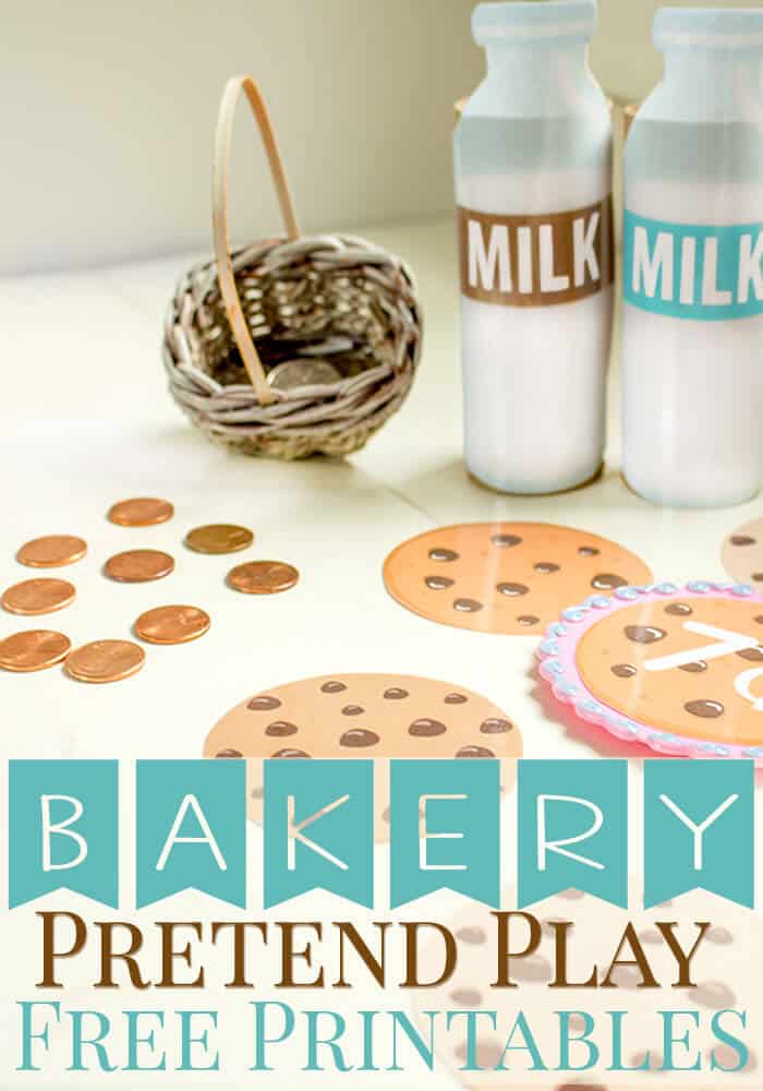 Free Printable Bakery Pretend Play Set for Counting