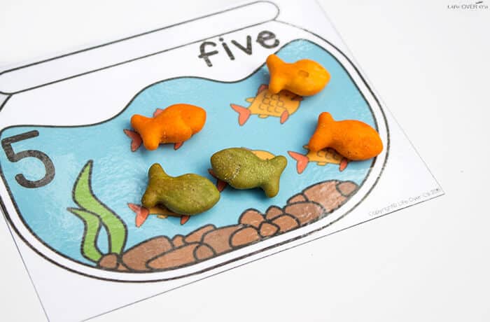 Free Printable Goldfish Counting Cards Life Over C s