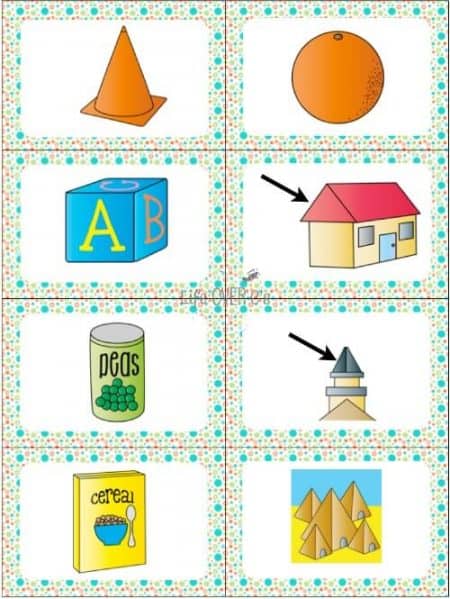 3D Solid Shapes "Slap It" Card Game - Life Over C's