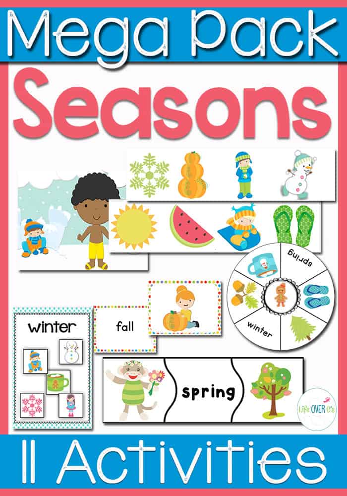 four seasons math literacy pack