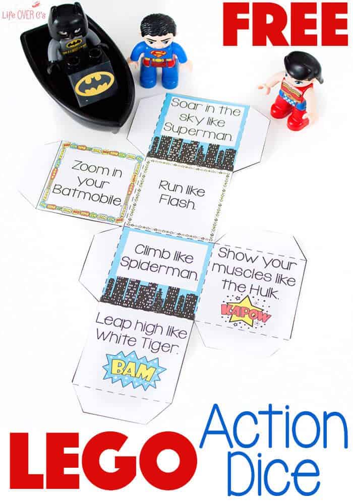 lego super hero action game free printable