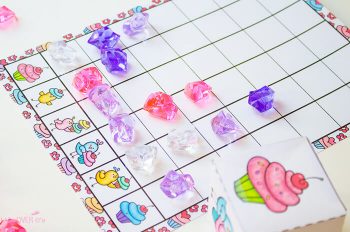 Free Printable Cupcake Graphing Activity for Valentine's Day