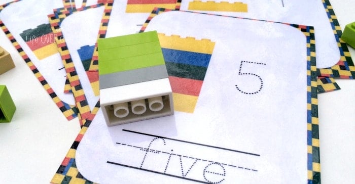 lego numbers counting cards