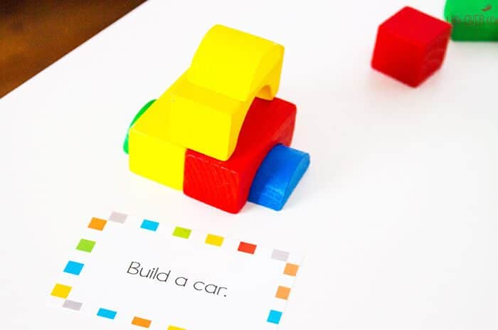 Building block best sale challenge cards