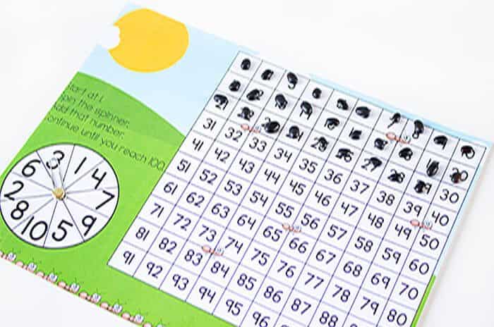 addition is much more fun when there is a game involved! this free printable insect addition game is a great way to work on addition facts and addition with regrouping all in one game.
