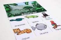 Free Printable Biome Sorting Mats For Forest Animals