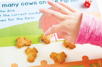 Free Printable Cows on the Farm Counting Game for Kids