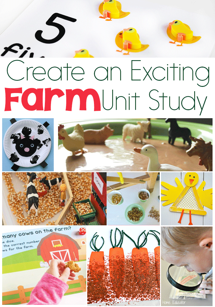 Super Fun Ideas To Have A Fantastic Farm Themed Unit Study   Farm Activities Round Up Pin 