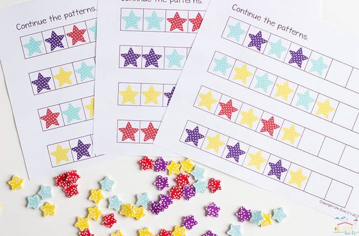 Free Printable Star Mini Eraser Math Pack 11 do you love dollar spot mini erasers? this star mini eraser activity pack for preschoolers is full of great math activities! counting, sorting, matching, patterns and more!