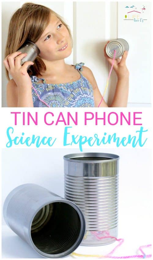 Tin Can Telephone: Easy Sound Wave Science Experiment
