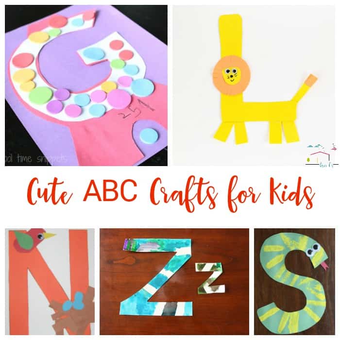 Fun and Easy Alphabet Crafts for Kids - Life Over Cs