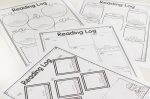 Free Printable Themed Reading Logs for Kids