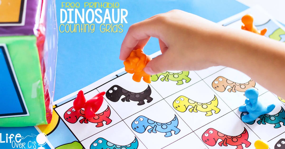 Dinosaur Counting. Free Games, Activities, Puzzles, Online for kids, Preschool, Kindergarten