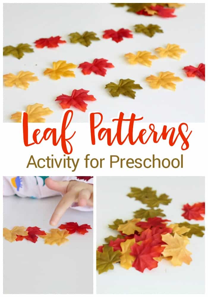 Hands On Fall Leaf Patterns For Preschoolers