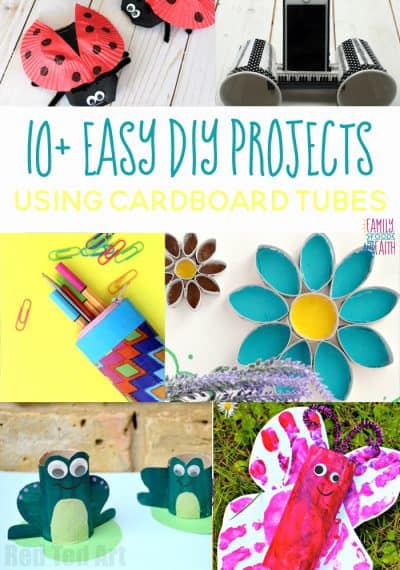 10+ Easy DIY Cardboard Tube Crafts