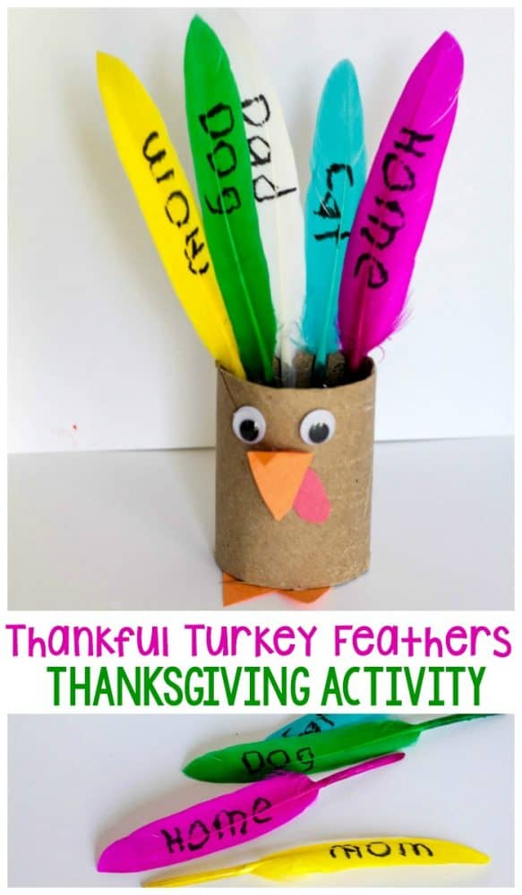 Toilet Paper Roll Turkey Kid Craft - The Resourceful Mama