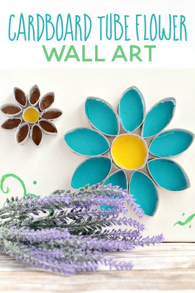 Paper Roll Spring Flowers Craft