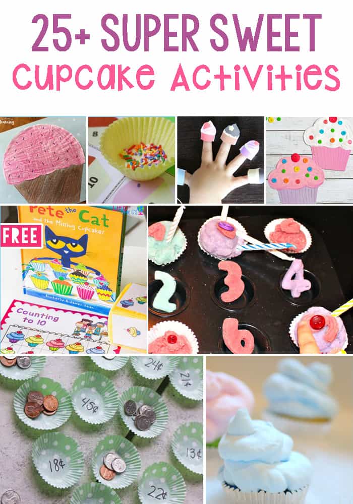 25+ Super Sweet Cupcake Themed Learning Activities For Kids