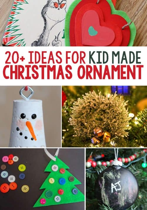 20+ Kid Made Christmas Ornament Ideas Life Over C's