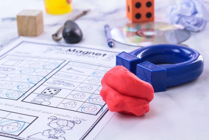 Free printable What is Magnetic? STEM printable and STEM activity for preschoolers