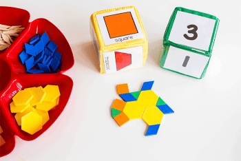 pattern block building challenge dice 4