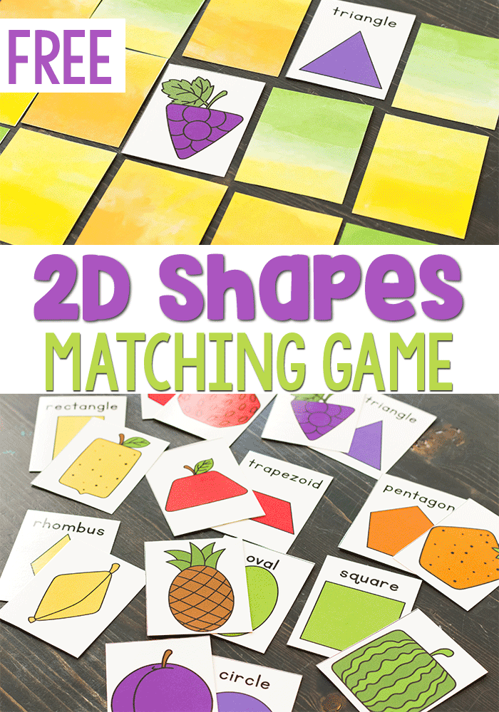 Pre-k – Kindergarten Shapes book. Fruit. Match. Puzzle.